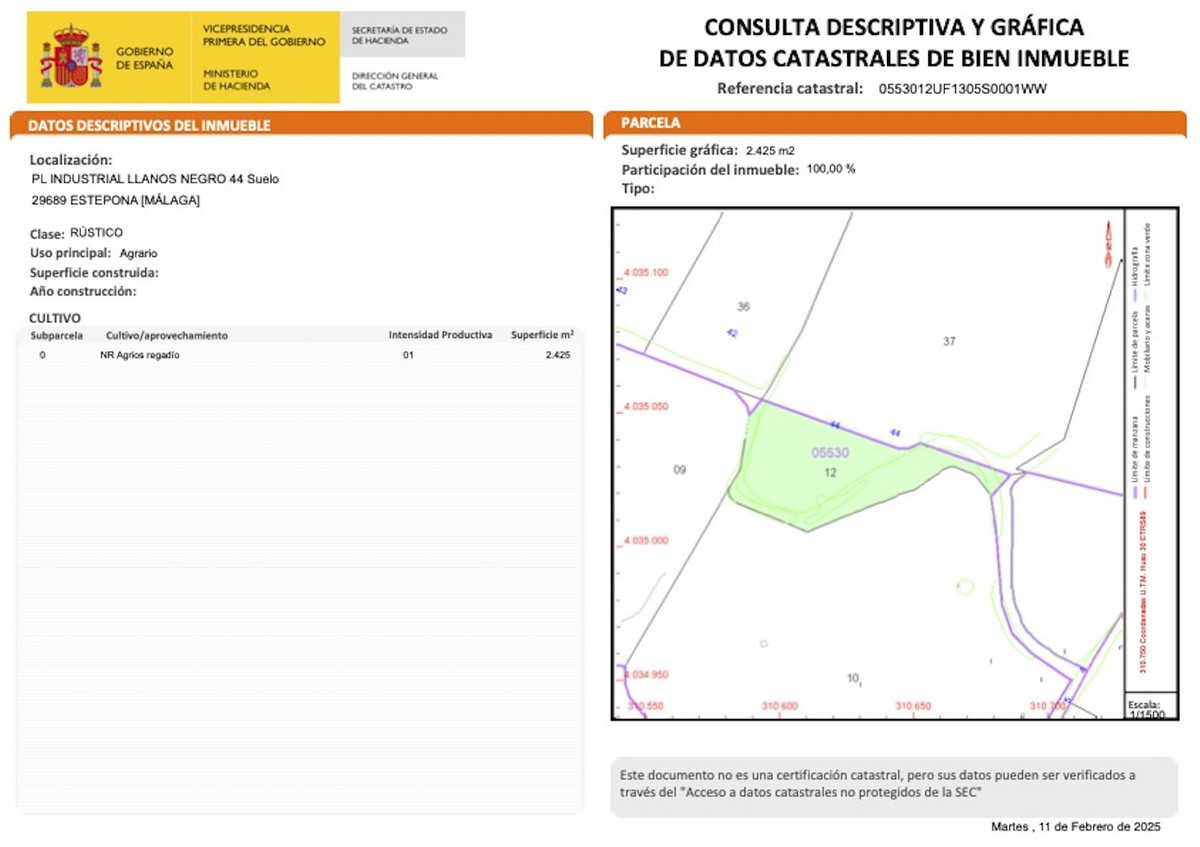Plot for Sale in Estepona — view 10